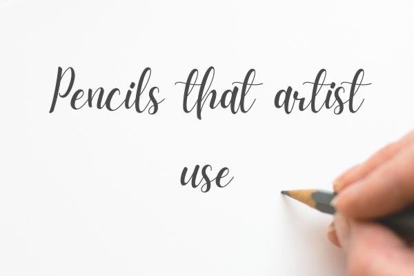 Pencils that artist use