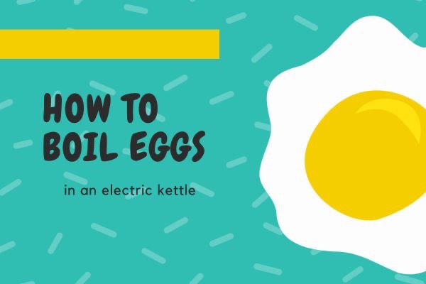 How to boil eggs in an electric kettle